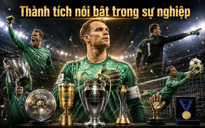 Bộ sưu tập danh hiệu khẳng định vị thế của Neuer trong lịch sử bóng đá thế giới