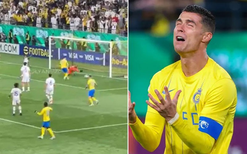 Ronaldo nhận thẻ đỏ khi thi đấu tại Ý