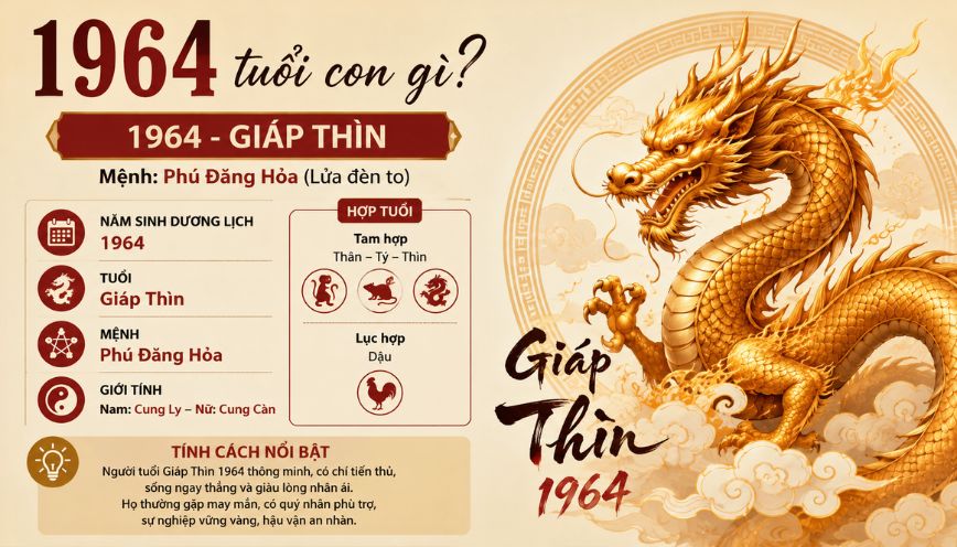 1964 tuổi con gì
