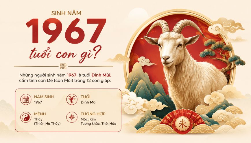 1967 tuổi con gì