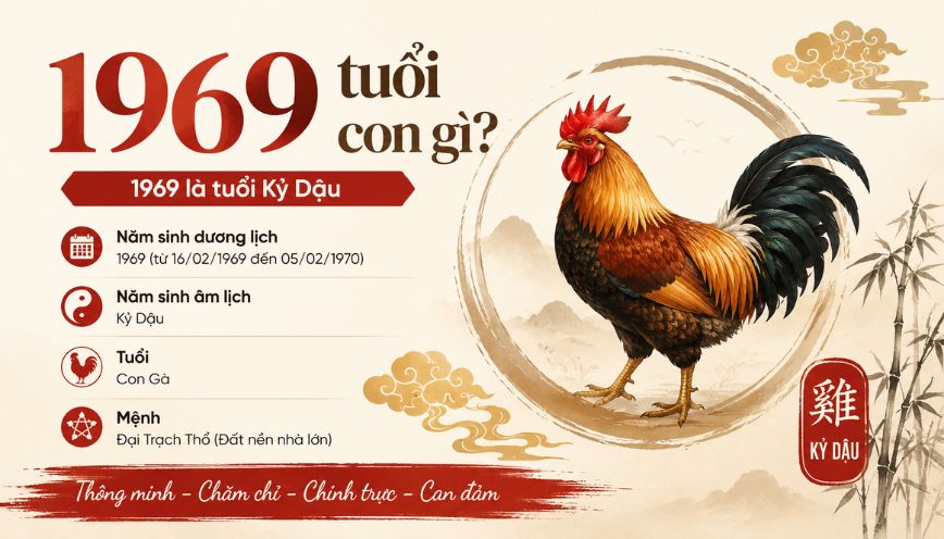 1969 tuổi con gì