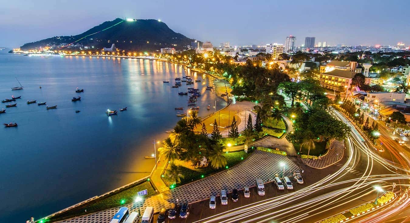 Bản đồ vị trí tỉnh Bà Rịa Vũng Tàu, nơi có biển số 72