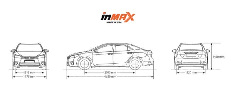 Bảng tổng hợp kích thước xe 5 chỗ tiêu chuẩn theo phân khúc