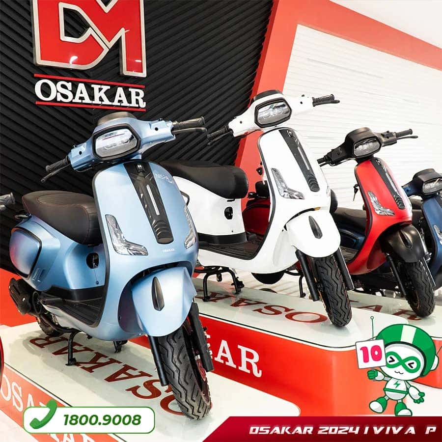 Bộ sưu tập xe máy 50cc Osakar Nispa Viva P nhiều màu sắc