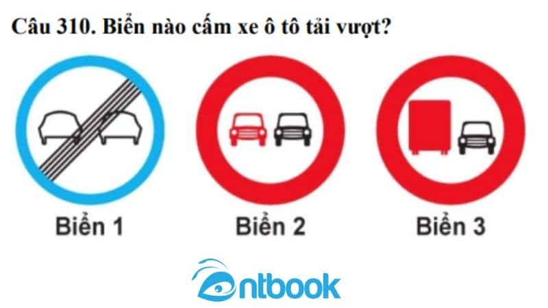 Các loại biển báo giao thông cần được tài xế xe tải nắm rõ để tránh vi phạm quy định cấm vượt.