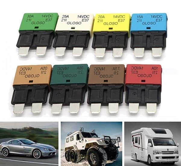 Các loại cầu chì lưỡi dao phổ biến trong hệ thống điện xe ô tô
