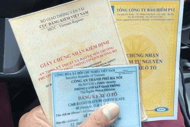 Các tài liệu hồ sơ cần thiết để hoàn thành thủ tục đăng kiểm xe ô tô 4 chỗ theo quy định hiện hành