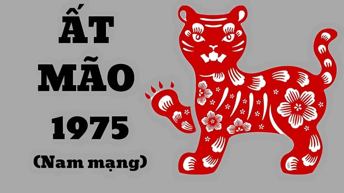Chân dung nam giới, tượng trưng cho tính cách nam Ất Mão 1975