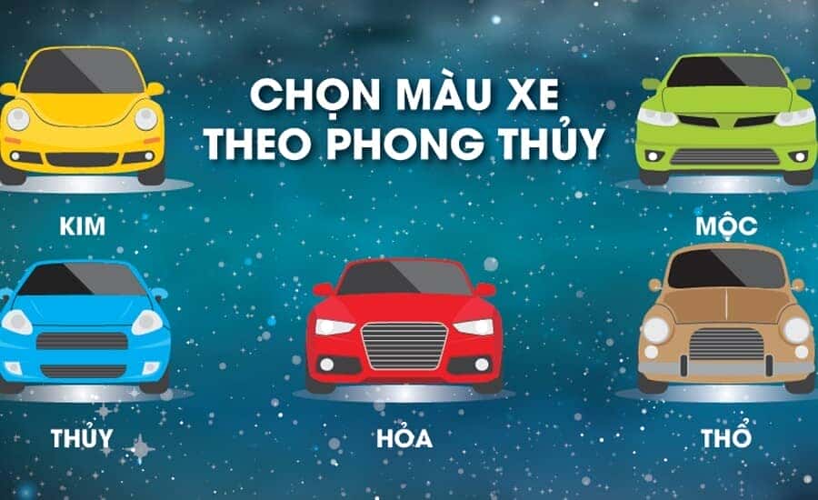 Chọn màu xe ô tô theo mệnh và phong thủy