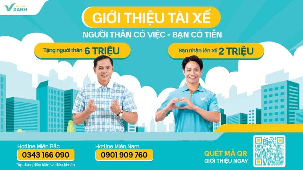 Chương trình thưởng khi giới thiệu tài xế mới