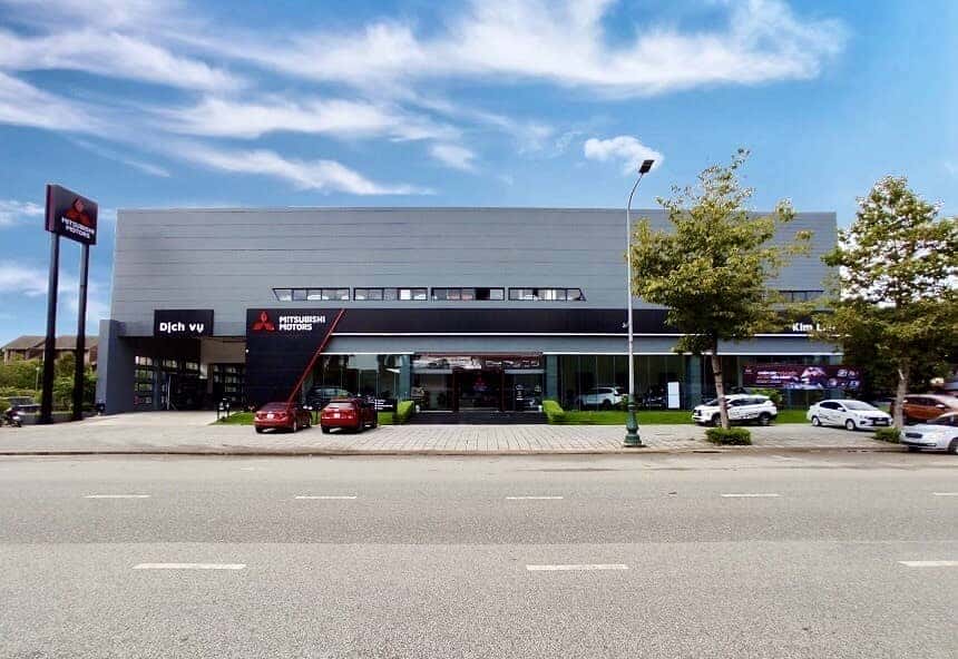 Toàn cảnh showroom ô tô Mitsubishi Vinh Nghệ An