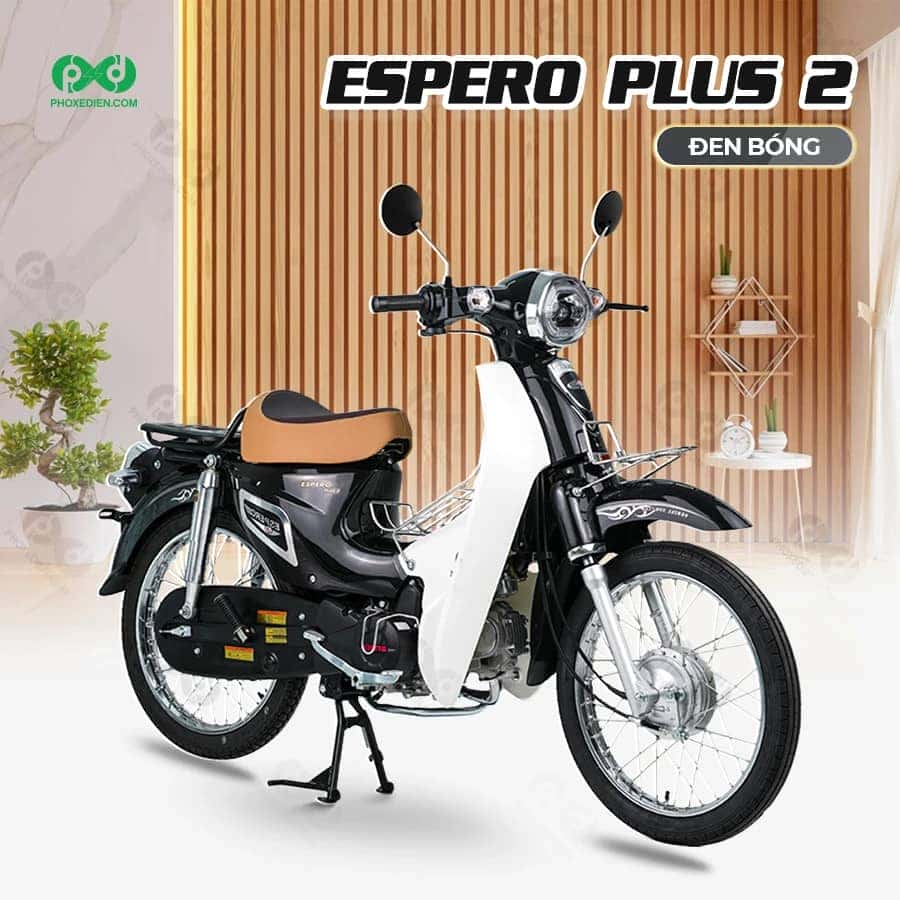 Hình ảnh xe máy 50cc DETECH ESPERO PLUS 2 đèn bi cầu
