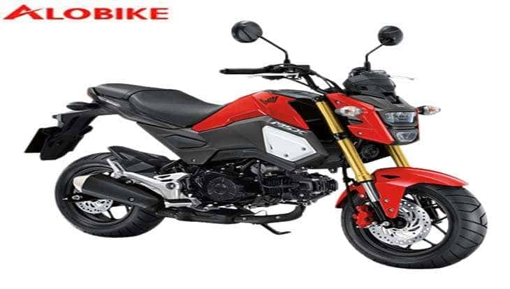 Honda MSX 125 màu đỏ đen nổi bật trên đường phố