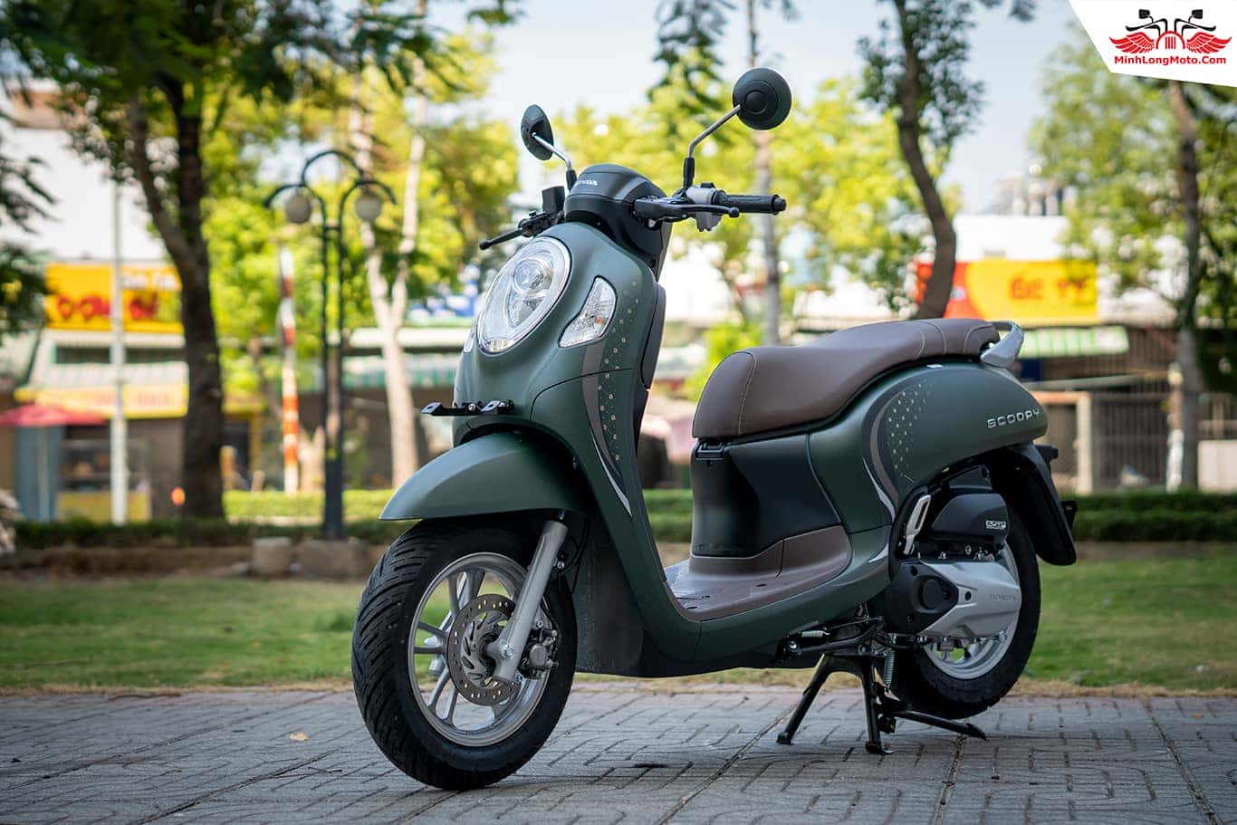 Honda Scoopy 110 màu kem