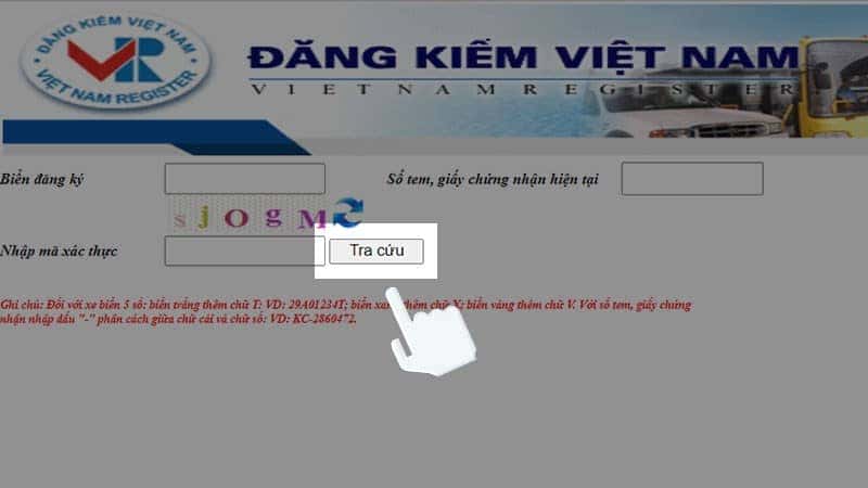 Kết quả tra cứu thông tin biển số ô tô