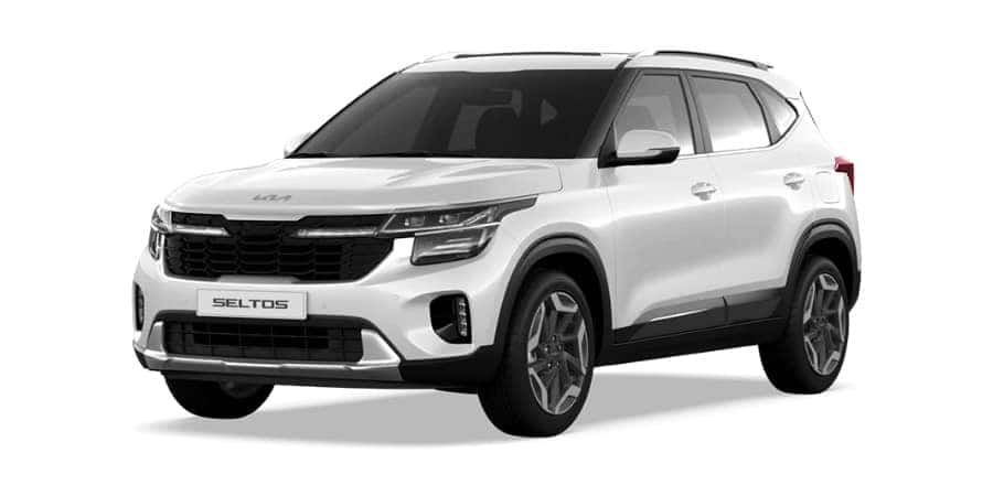 Kia Seltos, một trong các dòng xe SUV 5 chỗ nổi bật, màu trắng