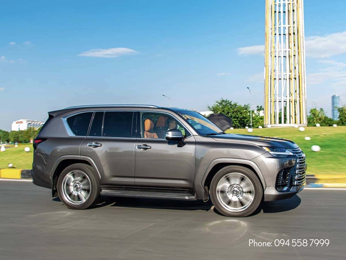 Kích thước tổng thể xe Lexus LX 600