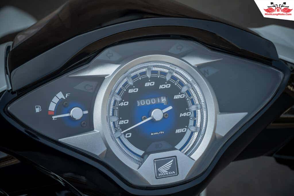 Mặt đồng hồ Honda Future hiển thị thông tin rõ ràng