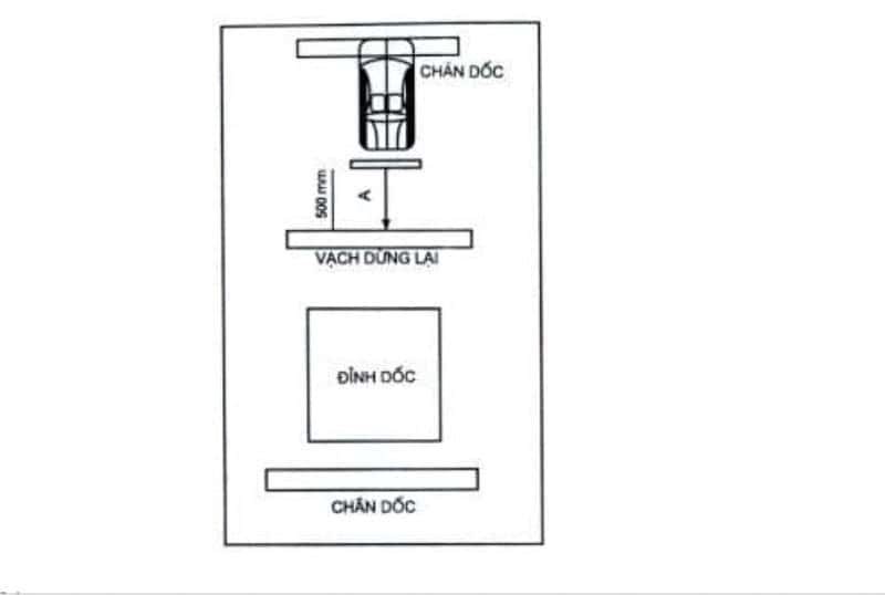 Mẹo lái xe vượt qua bài thi ngang dốc hiệu quả