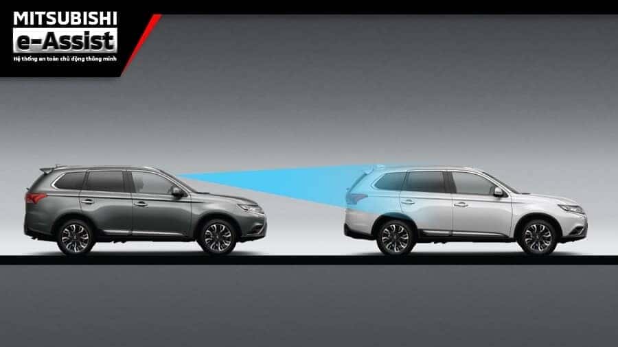 Hệ thống giảm thiểu va chạm phía trước xe FCM Outlander