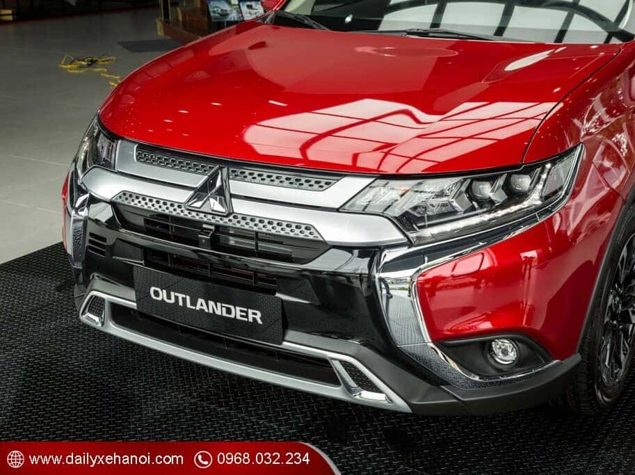 Cản trước xe Outalnder phiên bản Full Option