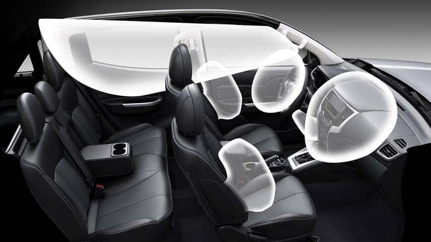 hệ thống 7 túi khí xe Triton 2.4 2 cầu