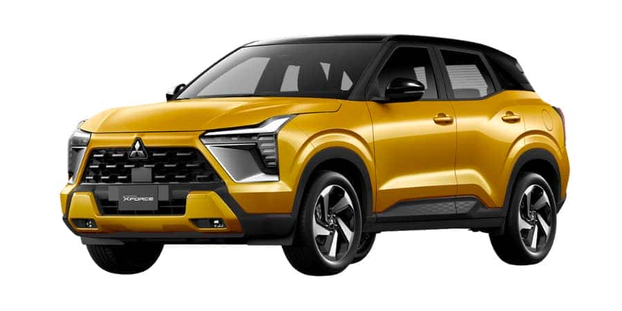 Mitsubishi Xforce, dòng SUV 5 chỗ mới nhất, màu vàng