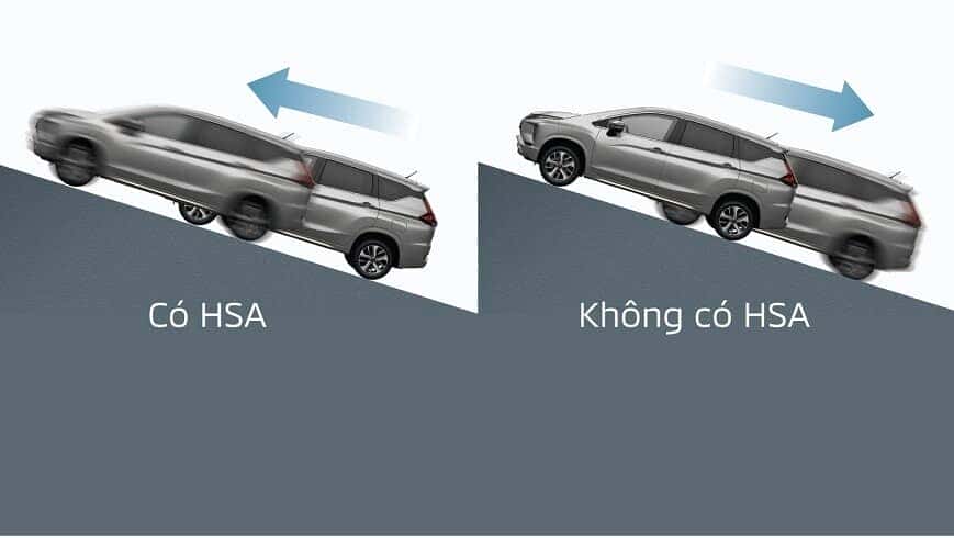 Hỗ trợ khởi hành ngang dốc xe Xpander