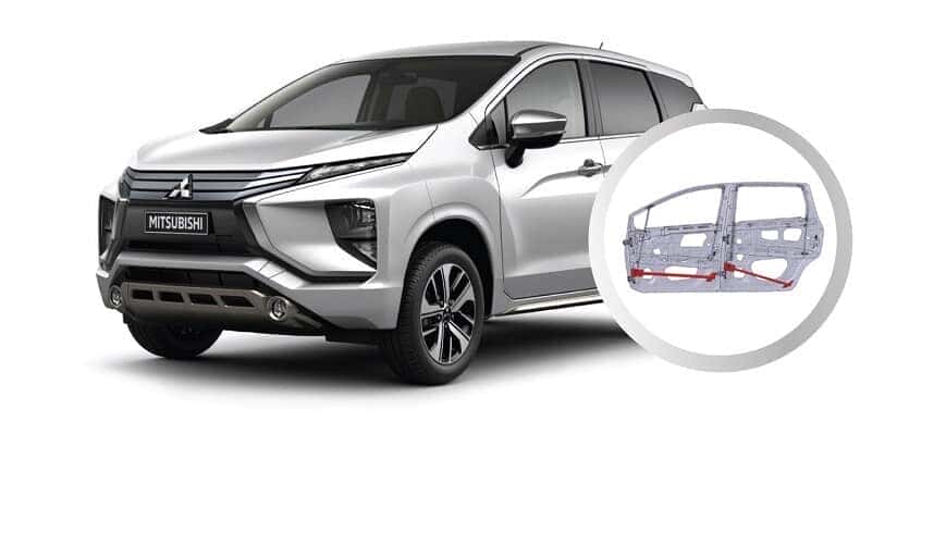 Thanh gia cố hông xe Xpander