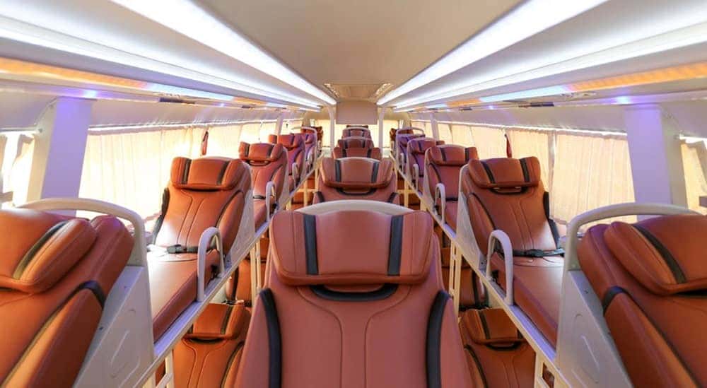 Nhà xe Duyên Hà trang bị dàn xe giường nằm đời mới, mang đến sự thoải mái