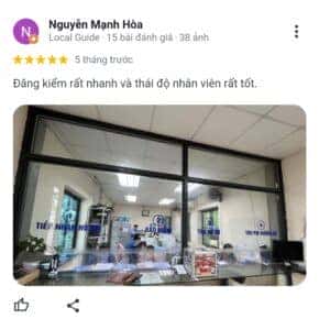 Phản hồi tích cực của khách hàng về dịch vụ tại trung tâm đăng kiểm xe Phạm Văn Đồng