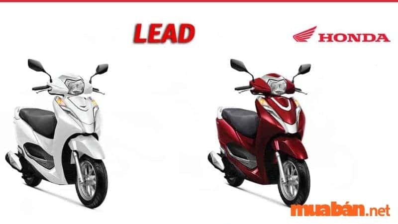 Phiên bản tiêu chuẩn xe Lead màu đỏ và trắng