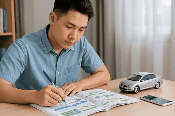 Phương pháp ôn tập lý thuyết lái xe ô tô 600 câu hiệu quả