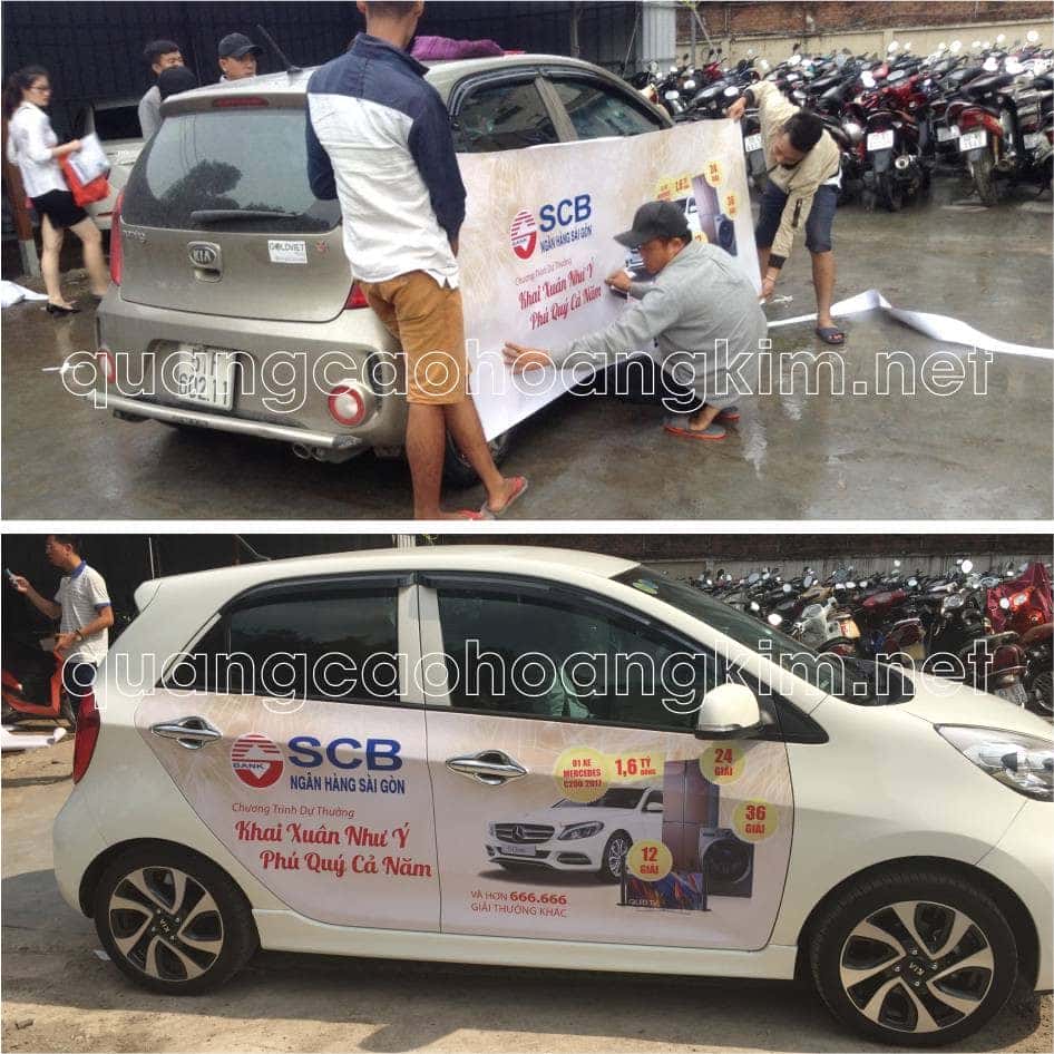 Quy trình dán đề can dán xe ô tô chuyên nghiệp