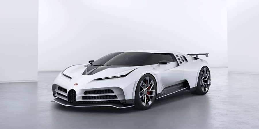 Siêu xe Bugatti Centodieci màu trắng, thiết kế mạnh mẽ và độc đáo, tôn vinh lịch sử 110 năm của thương hiệu Bugatti