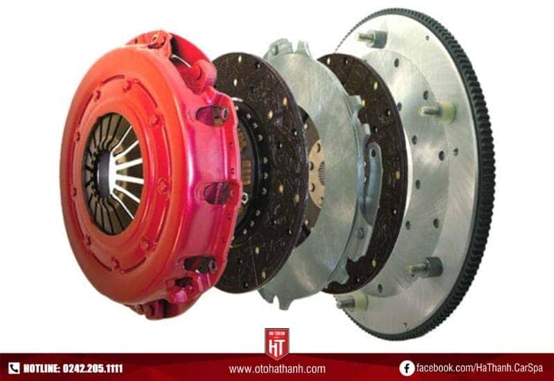 Sơ đồ cấu tạo các bộ phận chính của ly hợp ô tô
