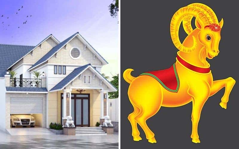 Sơ đồ hướng nhà tốt và xấu cho người sinh năm 1991, căn cứ vào 1991 tuổi con gì mệnh gì.