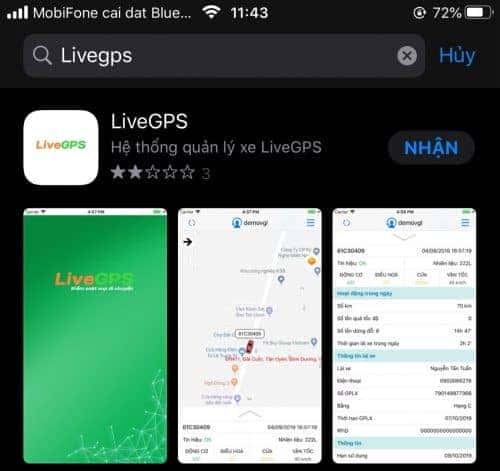 Tải ứng dụng định vị xe máy VietGlobal GPS trên App Store và CH Play