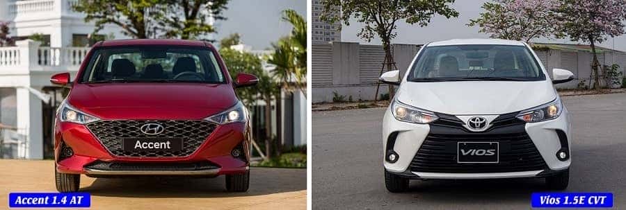 Tầm giá 550 triệu: Chọn Hyundai Accent bản đặc biệt hay Vios E bản tự động