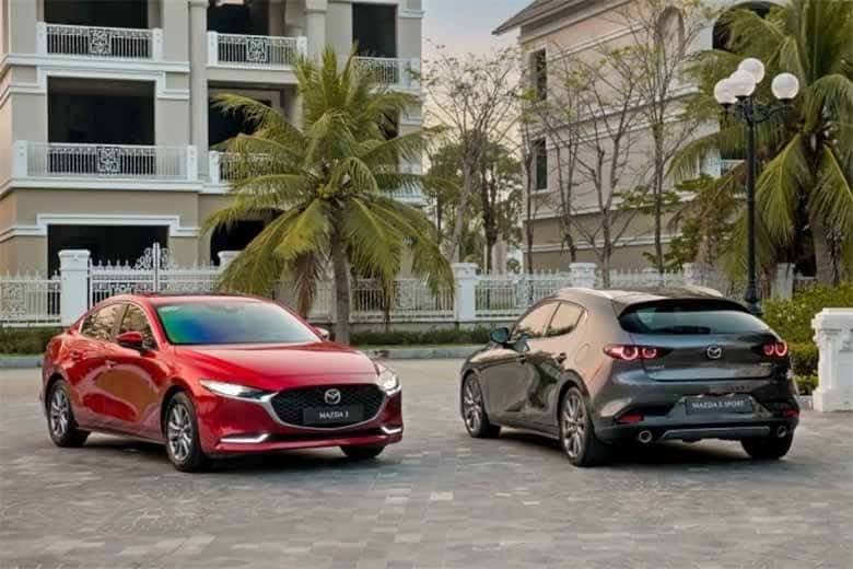 Thiết kế ngoại thất Mazda 3 với kích thước cân đối