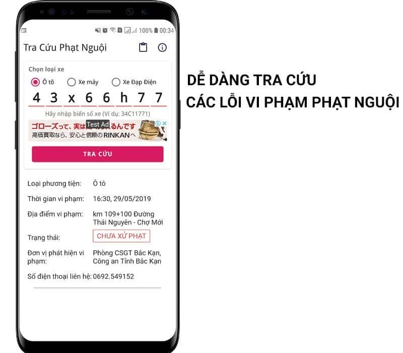Thông tin chi tiết về phạt nguội xe máy và ô tô