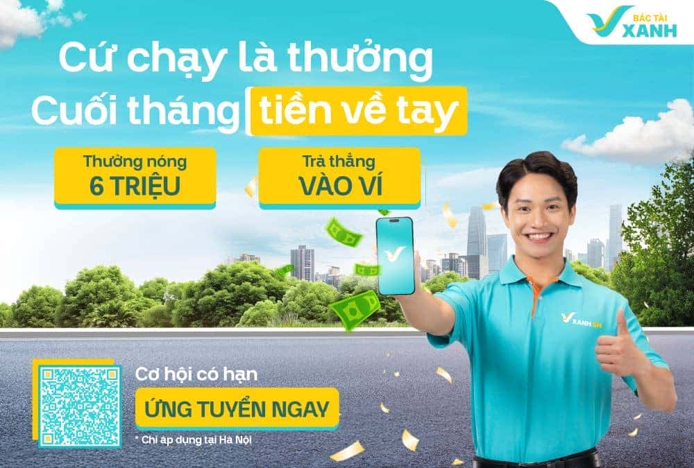 Thu nhập của tài xế Xanh SM rõ ràng minh bạch
