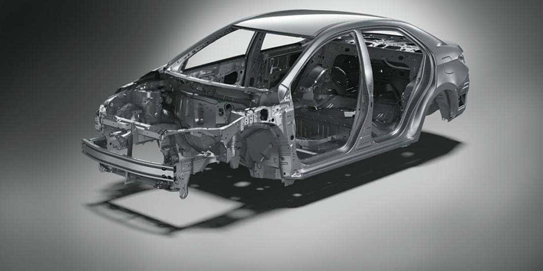 Khung xe Goa hấp thụ va chạm của Altis