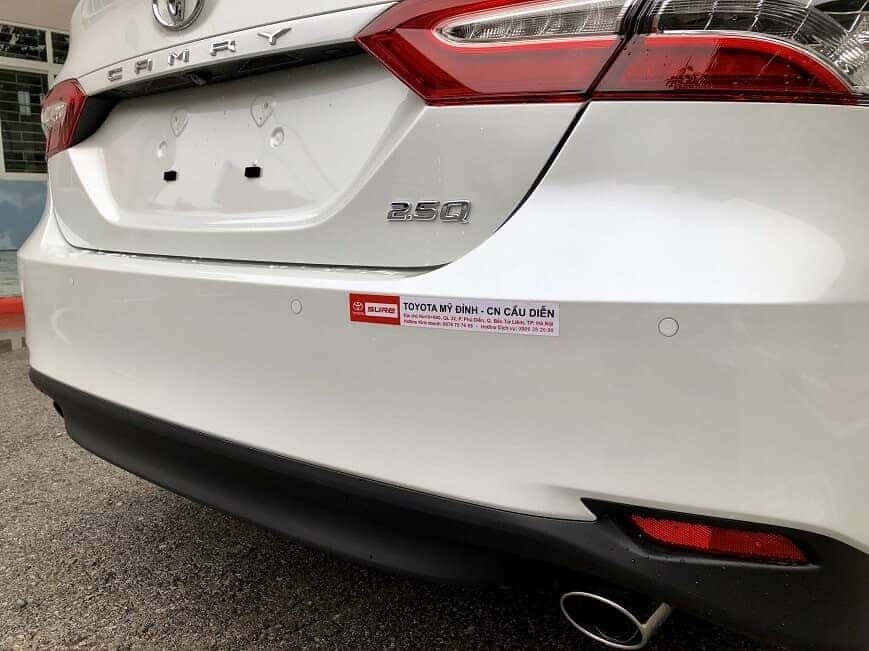 Cảm biến lùi trước sau trên Camry