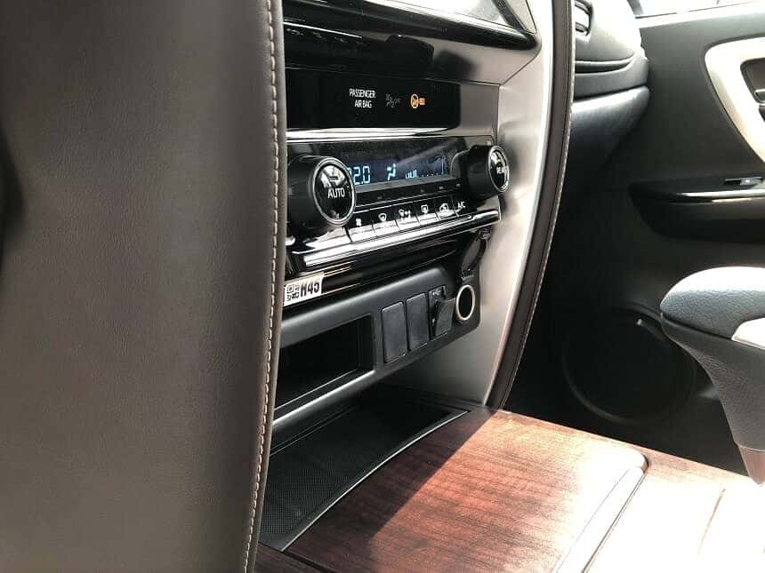 Hệ thống điều hòa tự động trên Fortuner 2.7