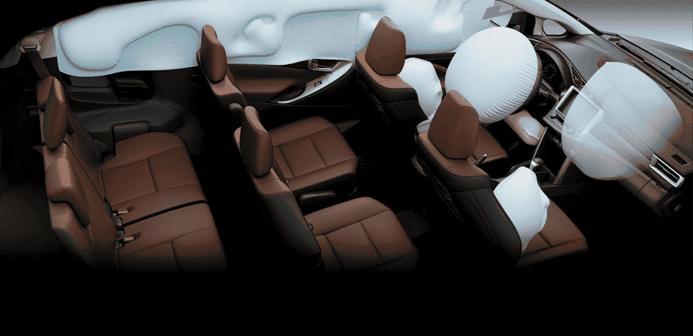 An toàn với 7 túi khí trên Toyota Innova