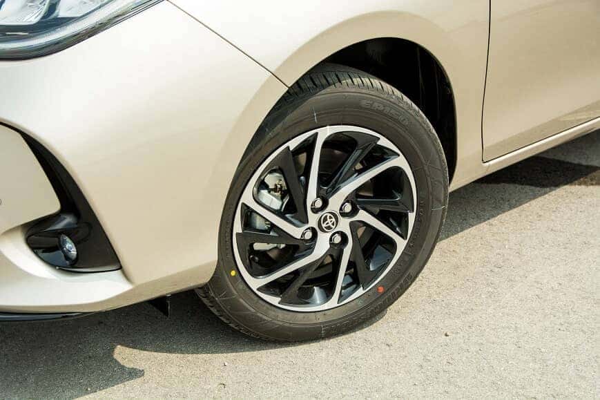 Mâm xe phay CNC 15 inch Toyota Vios bản G mới nhất