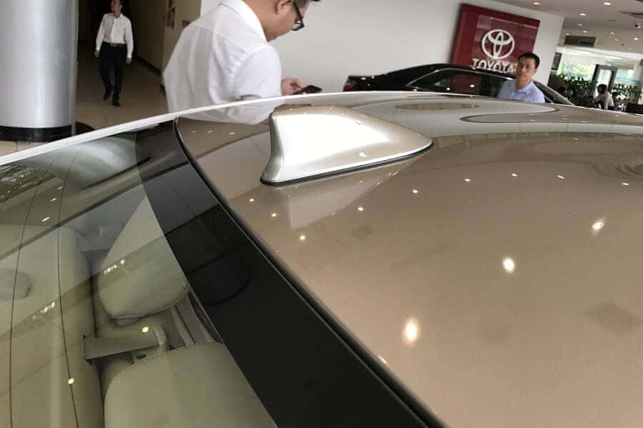 ăng ten vây cá mập xe vios g