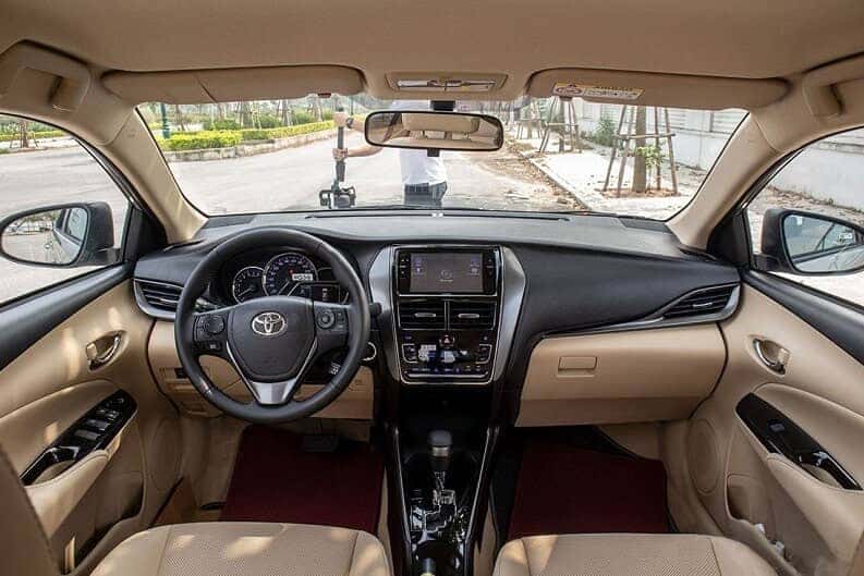 Nội thất sang trọng và dễ sử dụng trên Vios bản mới