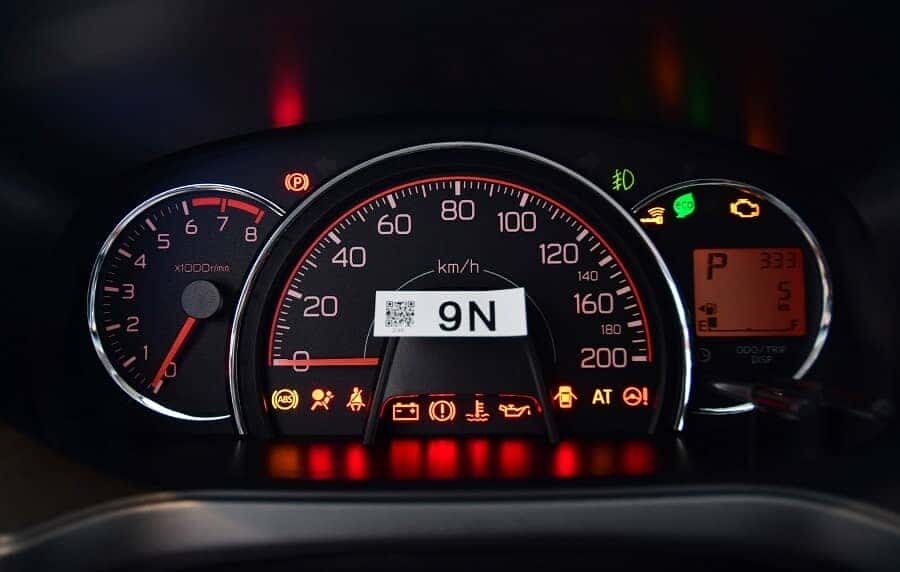 Cụm đồng hồ công tơ mét xe Toyota Wigo